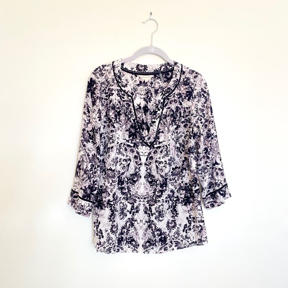 Rebecca Taylor • Silk Floral Top - Picture 1 of 7